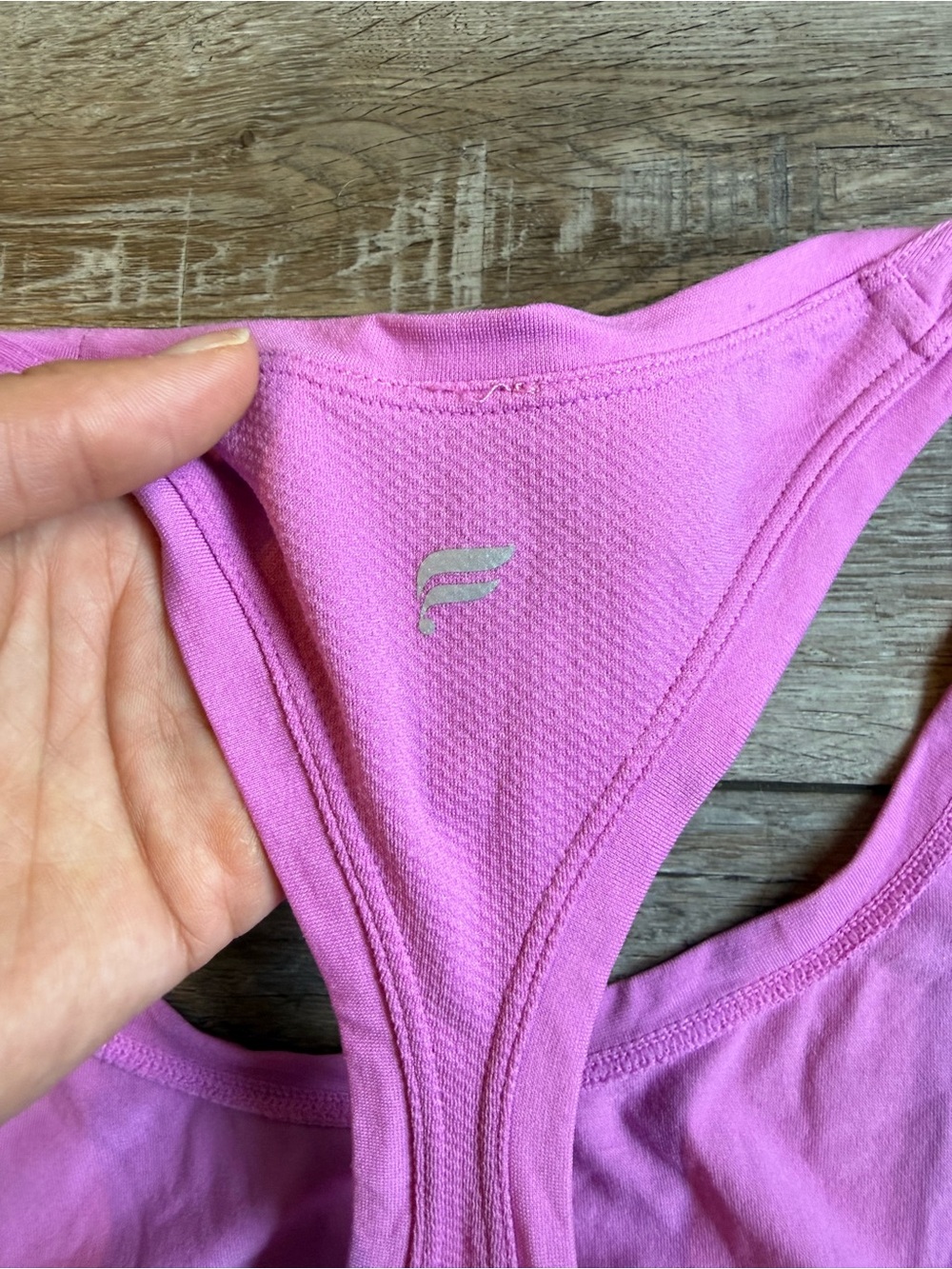 Fabletics Purple/Pink Racerback Tank - Picture 5 of 6